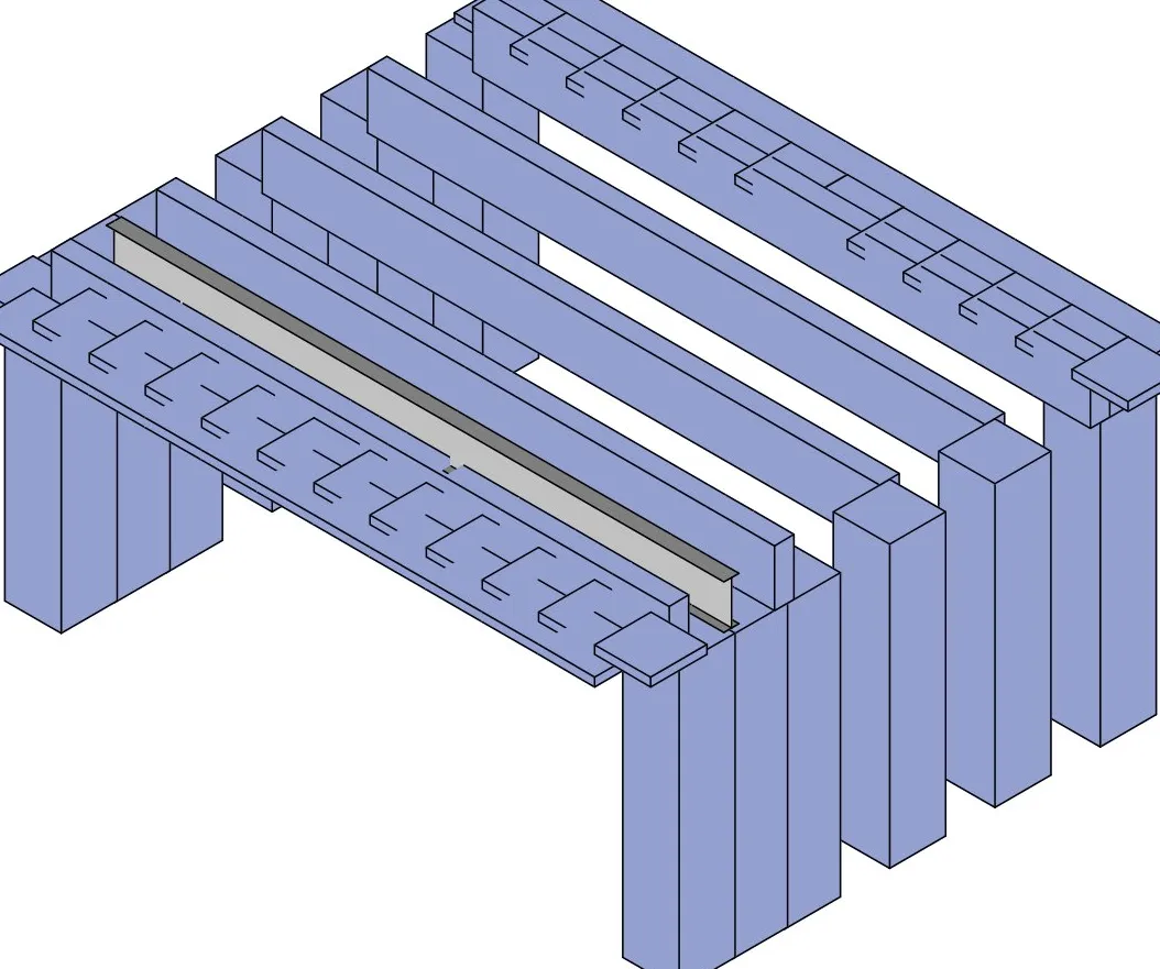 Modelo 3D del puente vehicular municipal